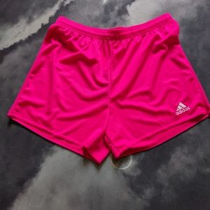 Adidas Parma Climalite Pink Athletic Shorts
